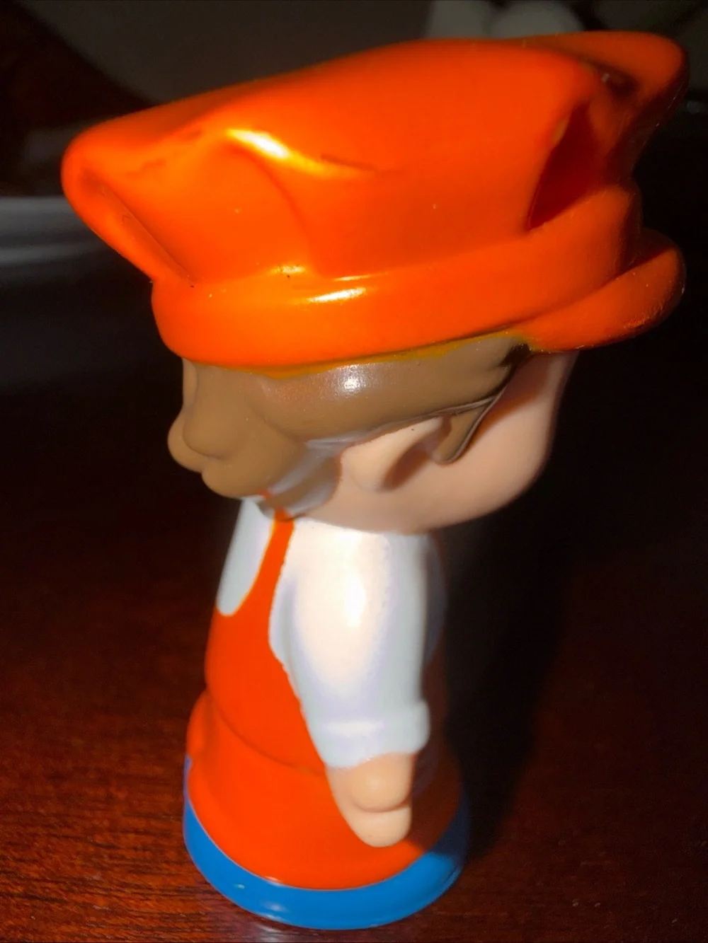 Fisher Price Little People Choo Choo Train Zoo Conductor Orange And White Outfit